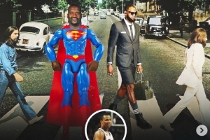 前骑士队友:詹姆斯走在街上像披头士乐队成员 奥胖像个超人人偶