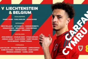 体育赛事直播-威尔士名单:布伦南-约翰逊、哈里-威尔逊、丹尼尔-詹姆斯在列