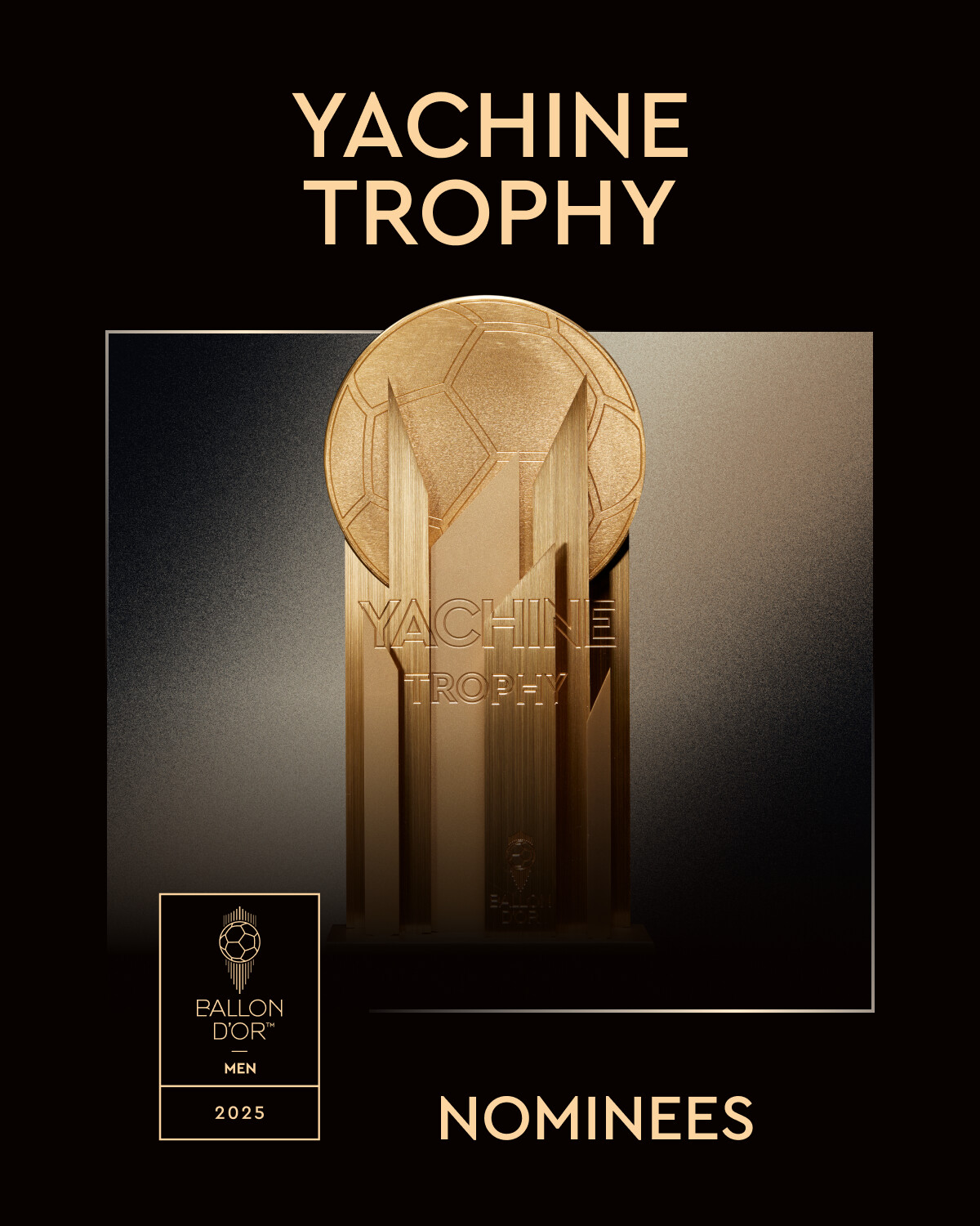 2025男足雅辛奖提名:多纳鲁马领衔,布努、大马丁入围