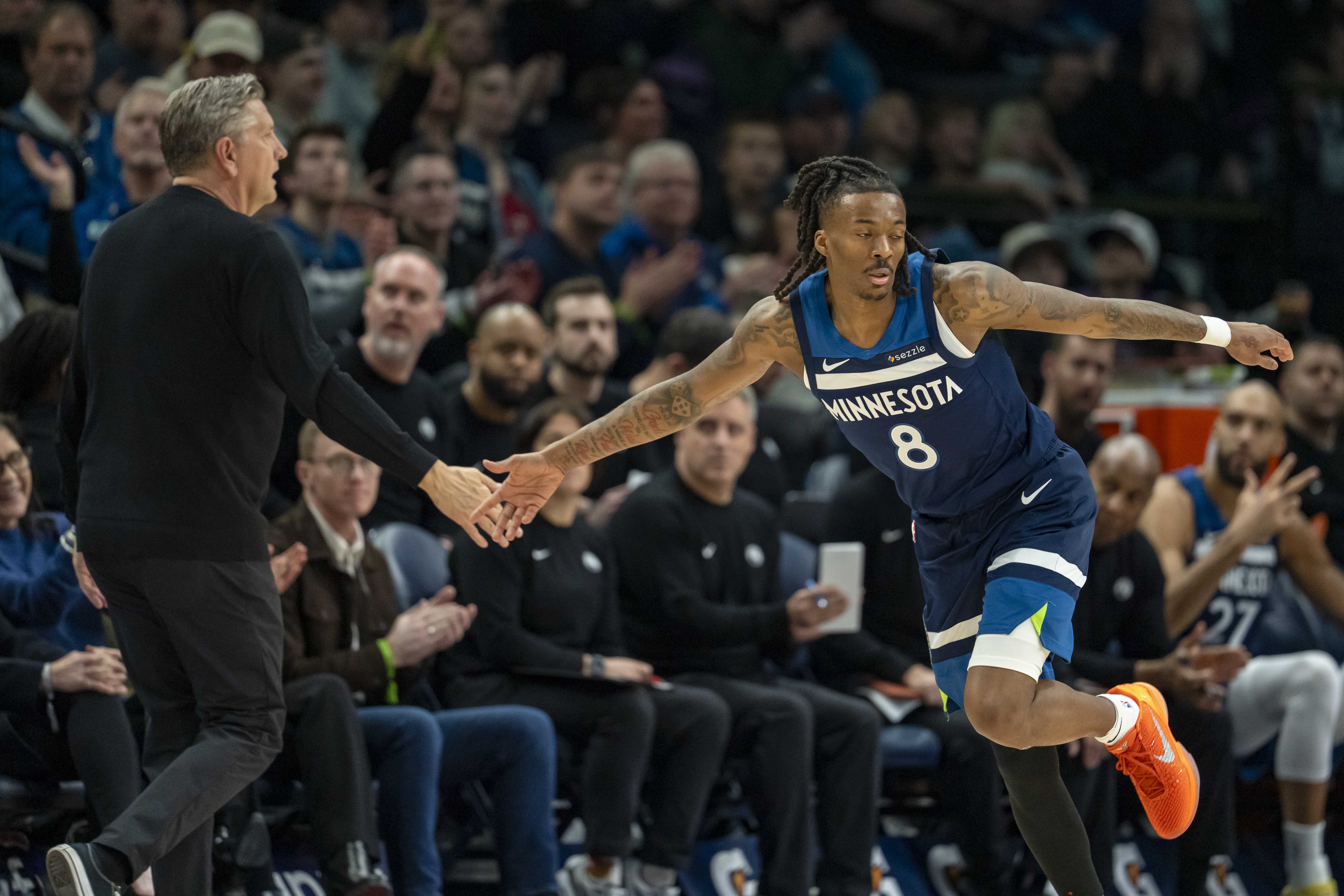 实时比分查询-爱德华兹：海兰德一旦进一个球就可能爆发 这可能在季后赛发生